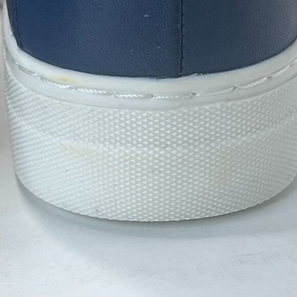 Miz Mooz Mosley Side Zip High Top Leather Sneaker Denim Women EU 38/7.5 NWB FLAW - Picture 10 of 12